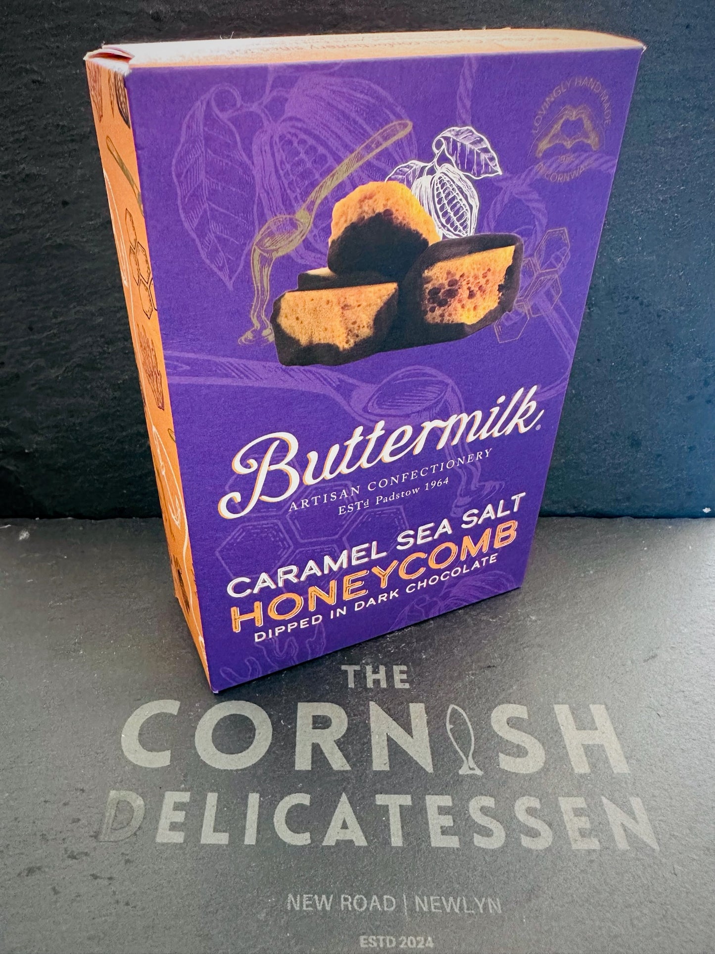 Buttermilk Caramel Sea Salt Honeycomb Dipped in Dark Chocolate