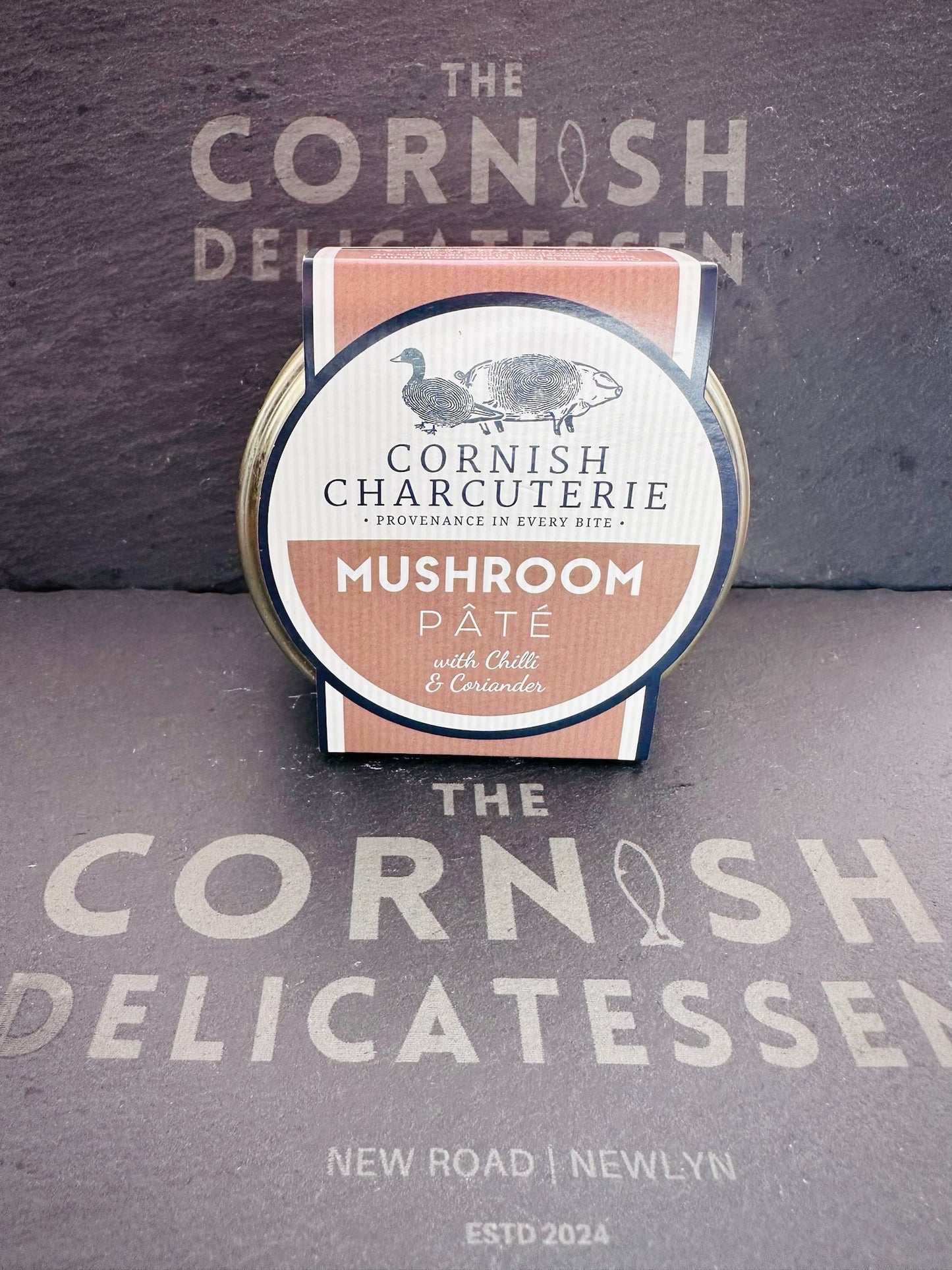 Cornish Charcuterie Mushroom Paté with Chilli and Coriander