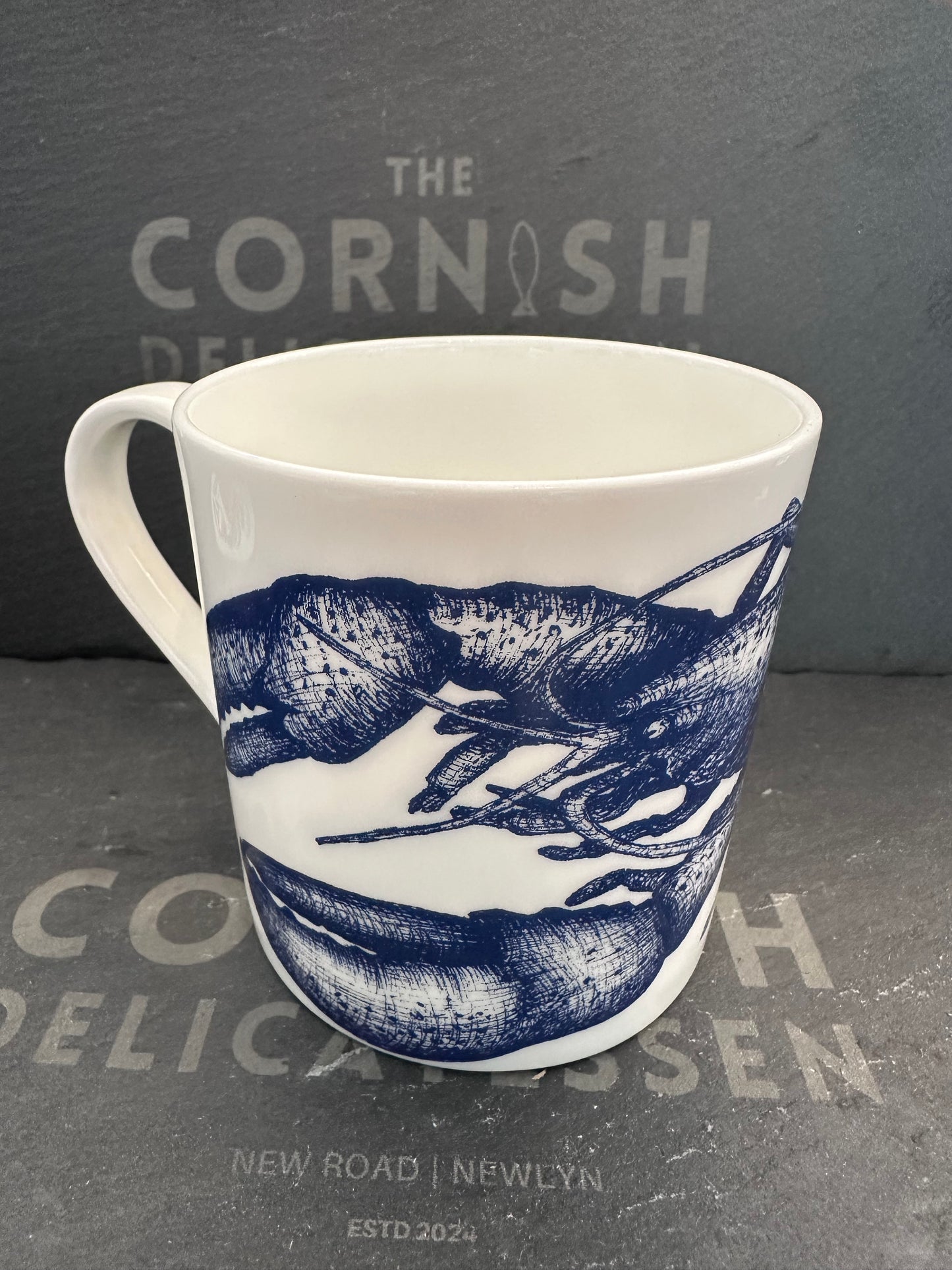Cream Cornwall Bone China Lobster mug