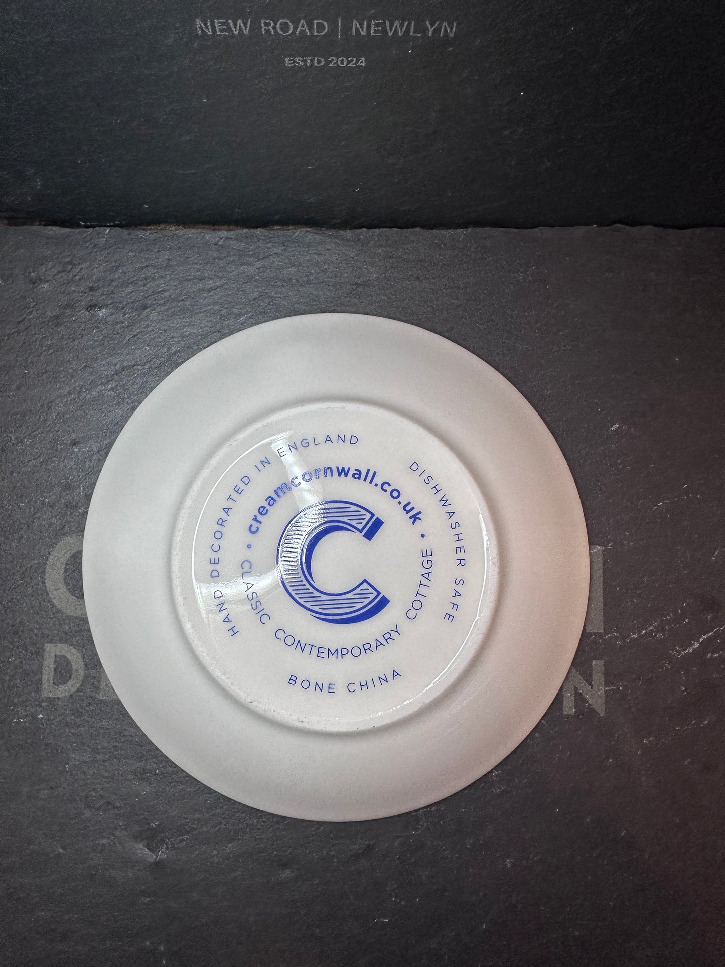 Cream Cornwall Bone China Nibbles Dish - Mackerel