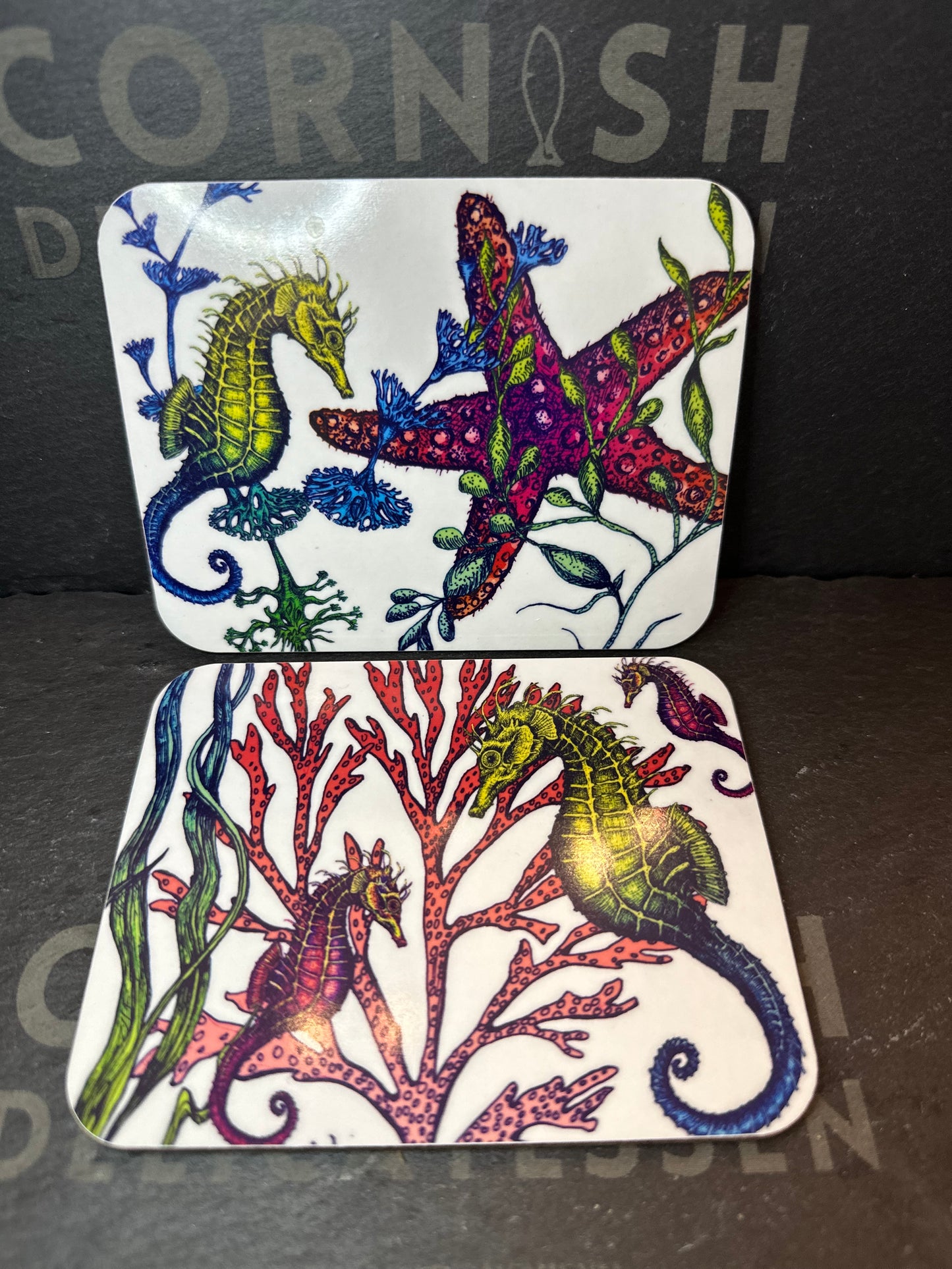 Cream Cornwall Reef coasters