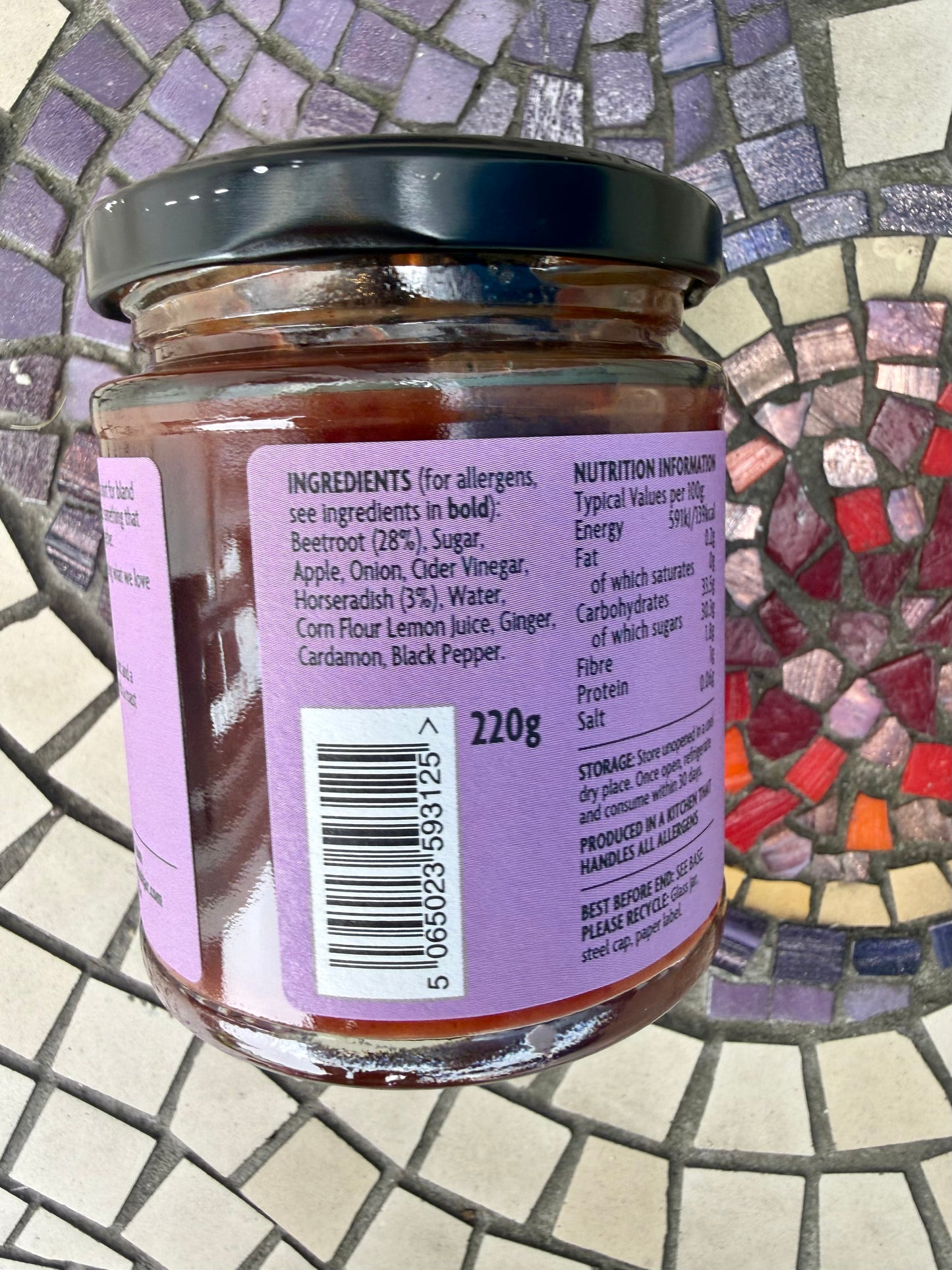 The Cornish Jar Beetroot & Horseradish Chutney