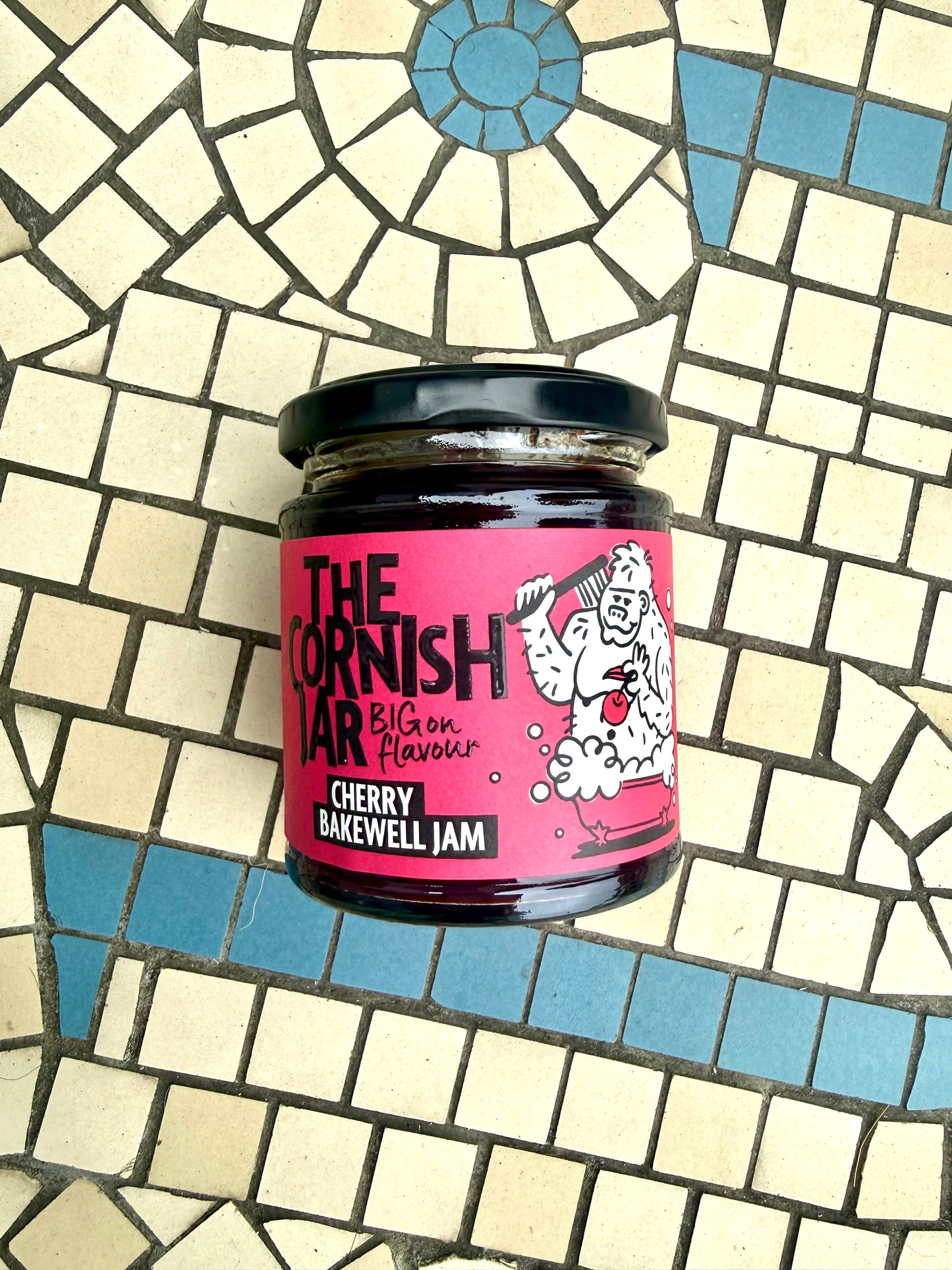 The Cornish Jar Cherry Bakewell Jam 220g