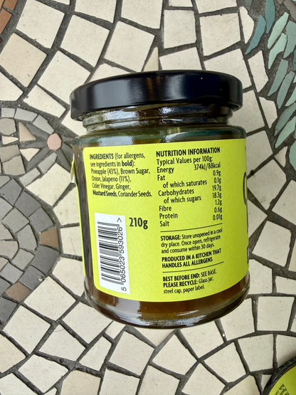 The Cornish Jar Pineapple & Jalapeño Chutney