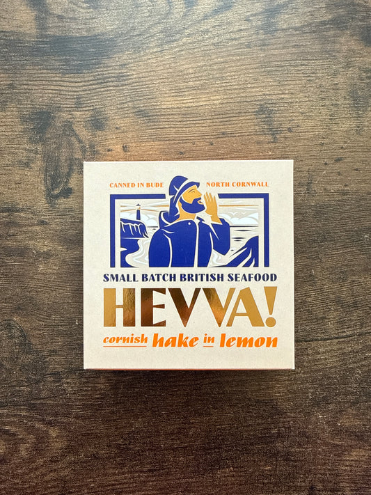 Hevva! Canned Cornish Hake in Lemon