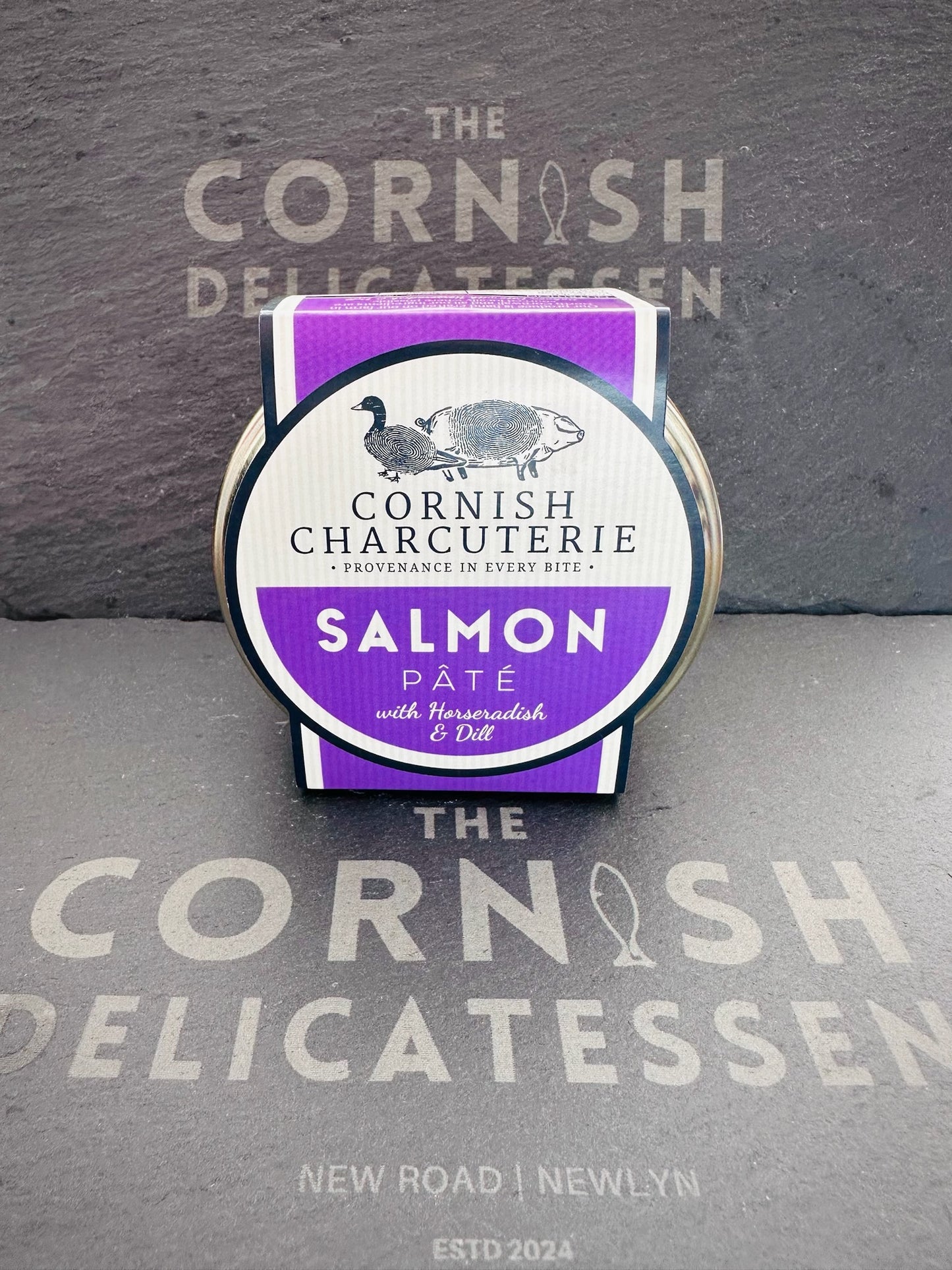 Cornish Charcuterie Salmon Paté with Horseradish and Dill