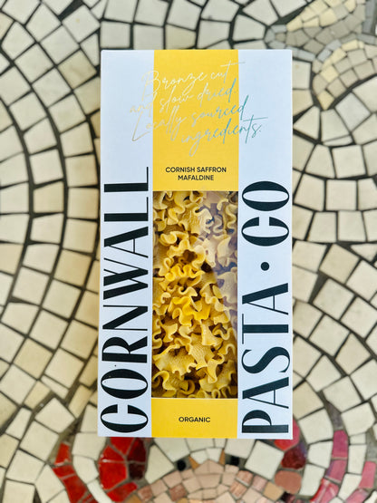 Cornwall Pasta Co. Organic Cornish Saffron Mafaldine