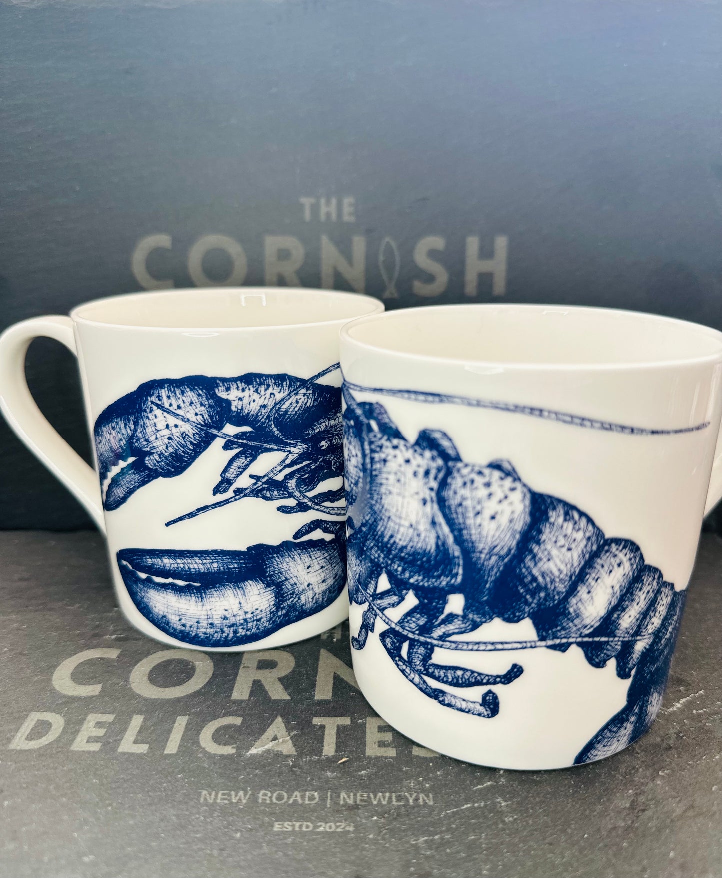 Cream Cornwall Bone China Lobster mug