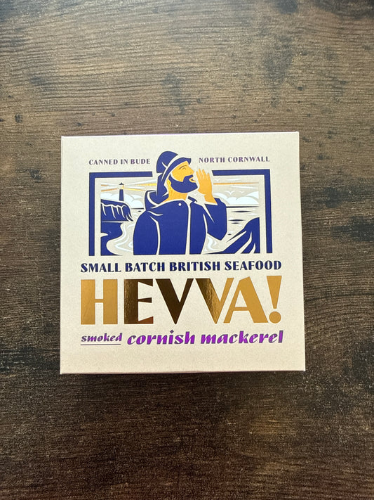 Hevva! Canned Smoked Cornish Mackerel