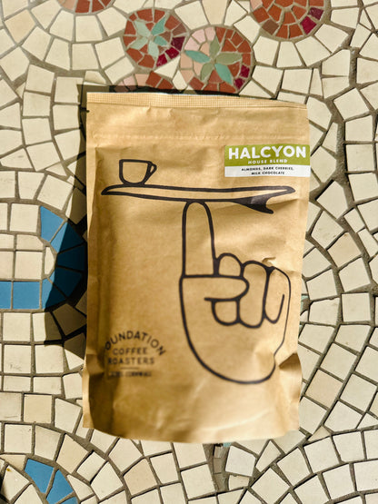 Foundation Roasters Halcyon house blend ground Cornish coffee