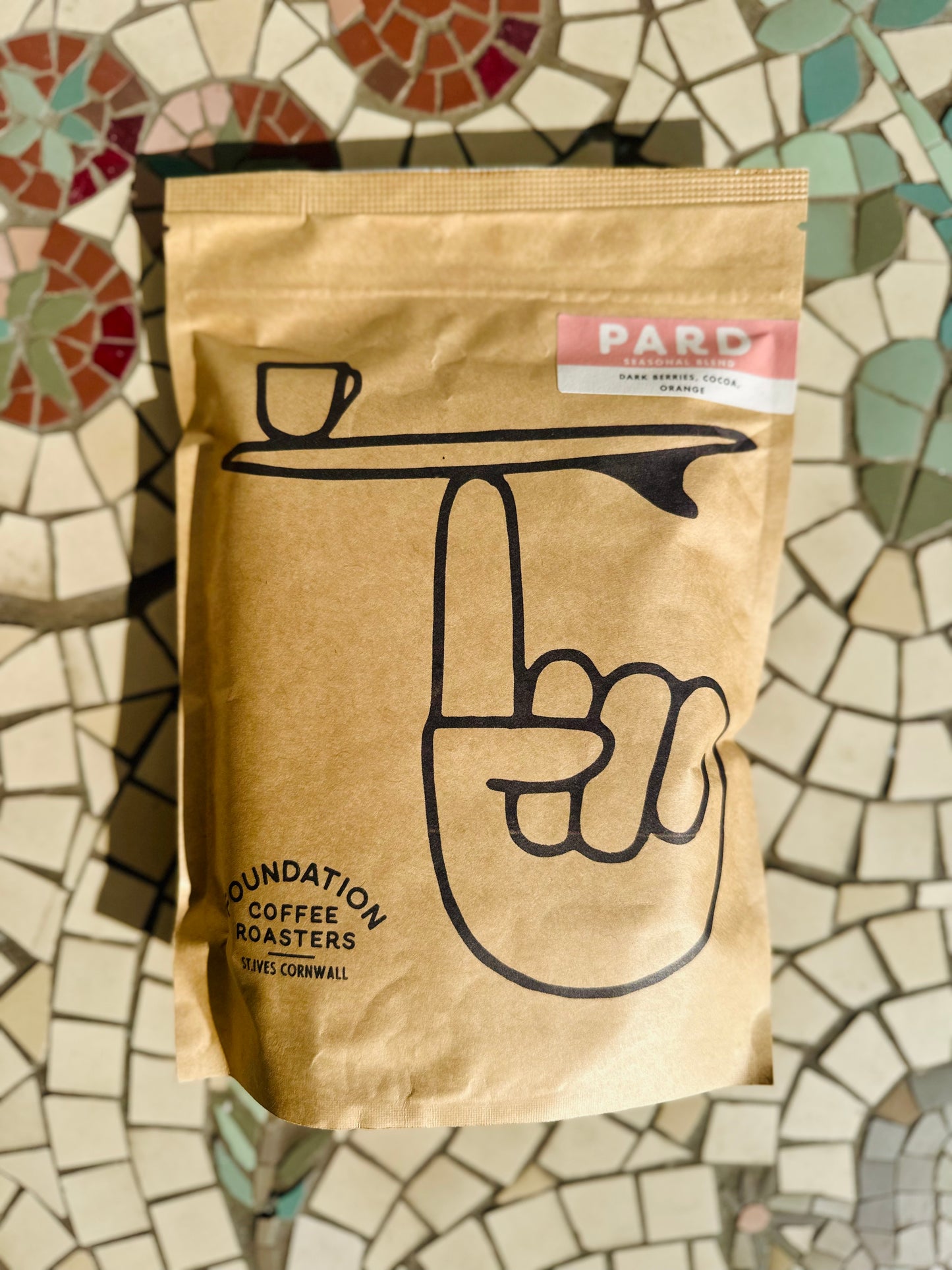 Foundation Roasters Pard seasonal blend Cornish coffee
